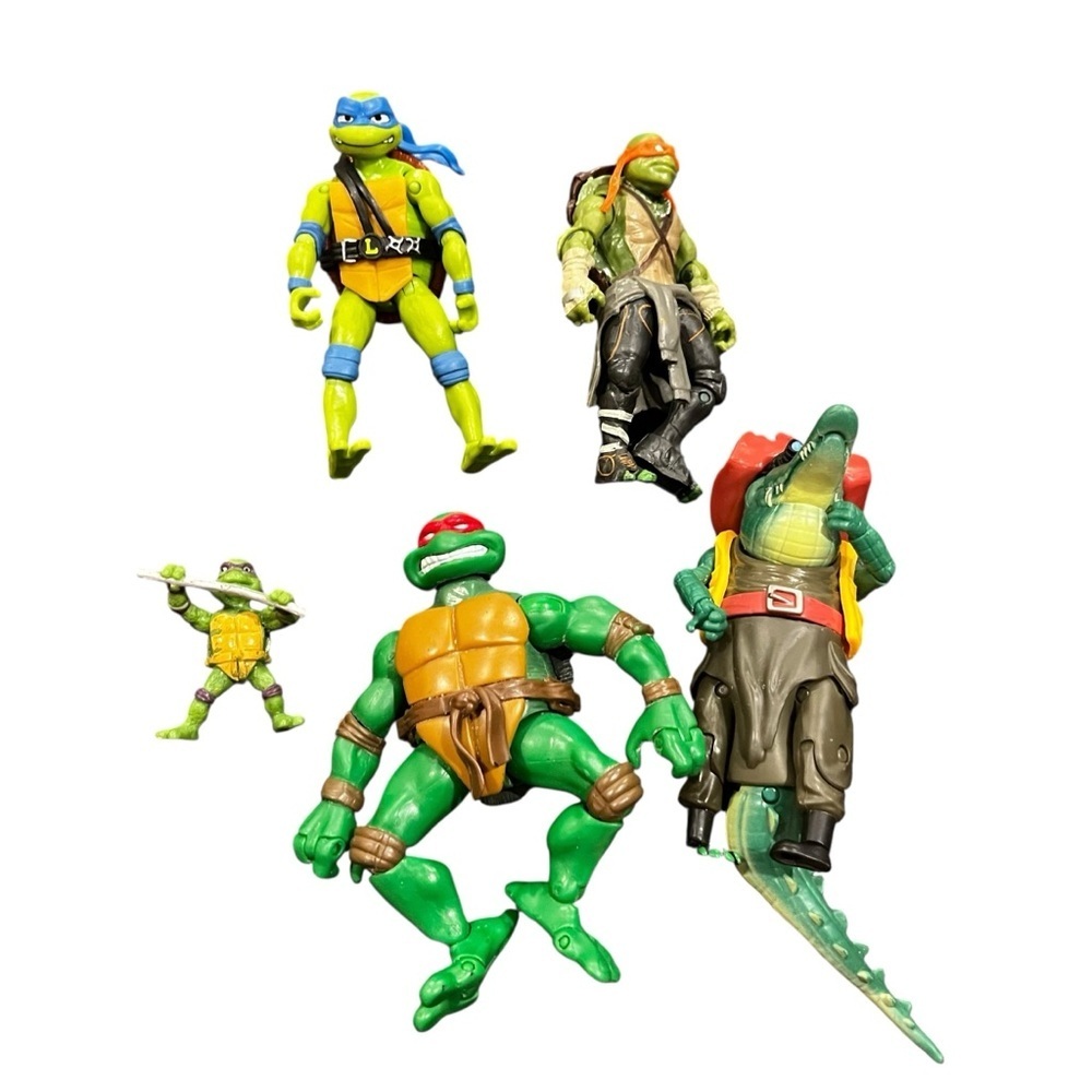 Teenage Mutant Ninja turtles vintage leatherhead tmnt 80s 90s y2k figures toys